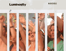 Tablet Screenshot of luminosity-events.nl